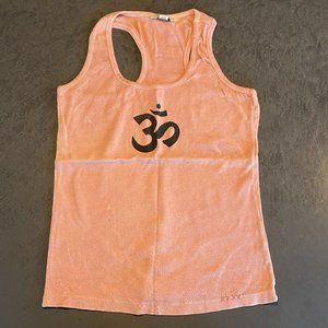 Cute Peach Om Tank Top L